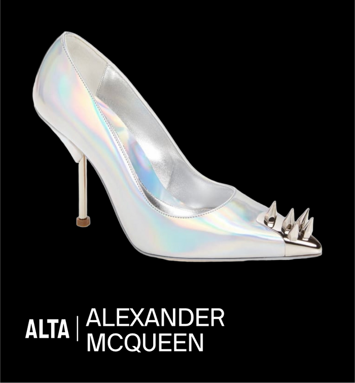 Punk Iridescent Spike Pumps